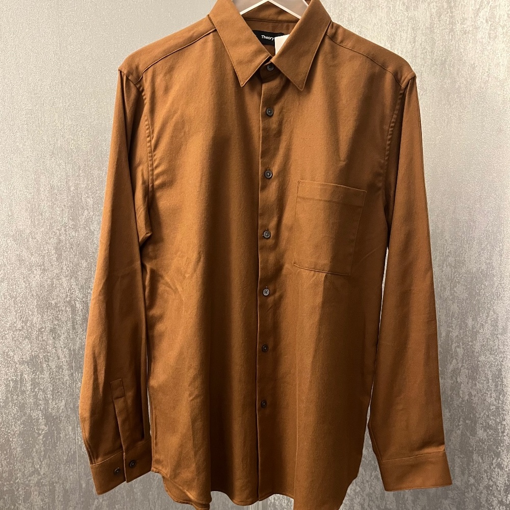Theory Flannel  Button Down NWT